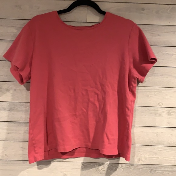 Coldwater Creek Tops - NWOT pink large 14/16 cold water creek cotton tshirt